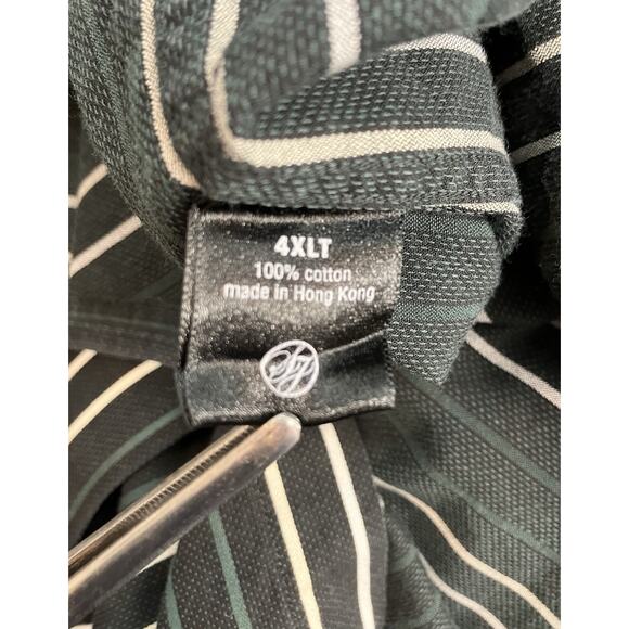 Sean John Button Down Striped Shirt Men’s Size 4XLT - Picture 7 of 7